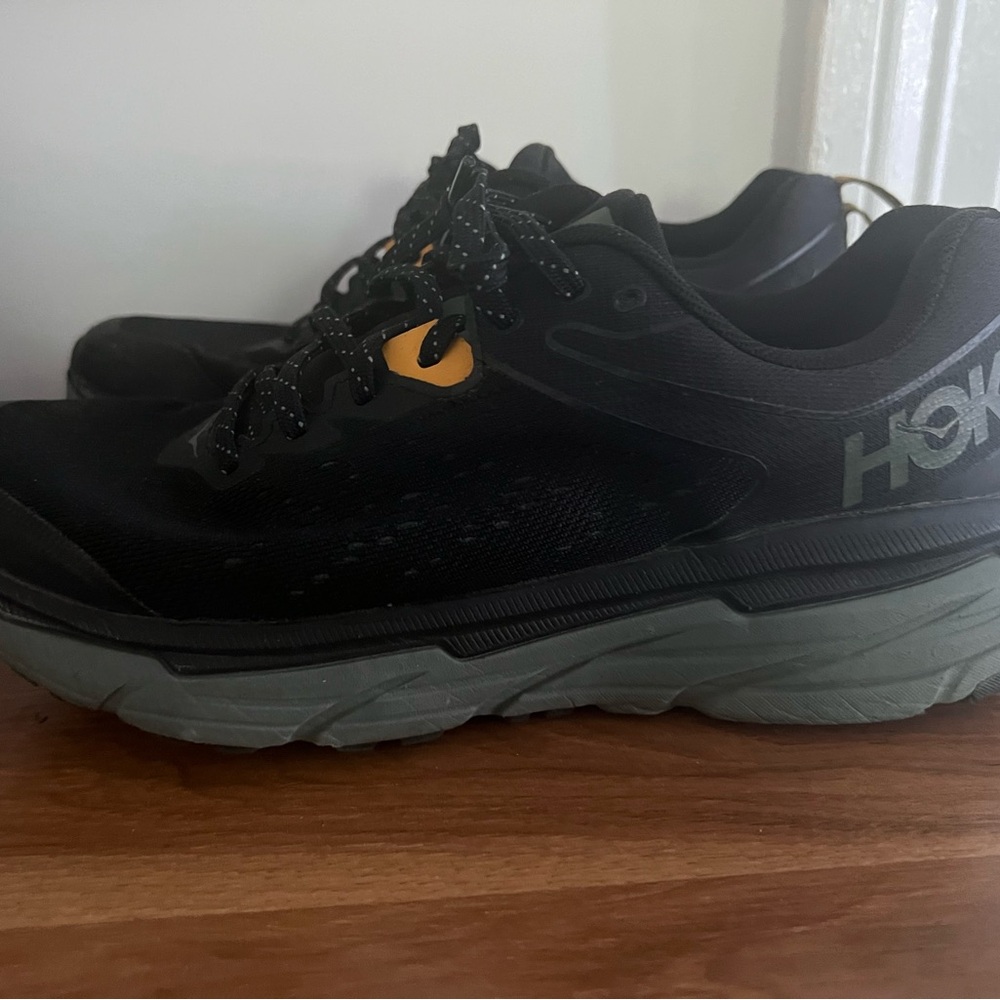 Hoka One women Black and Gray Athletic Shoes